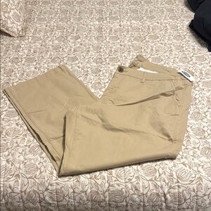 Old Navy Tan Chinos Classic Cotton-Blend